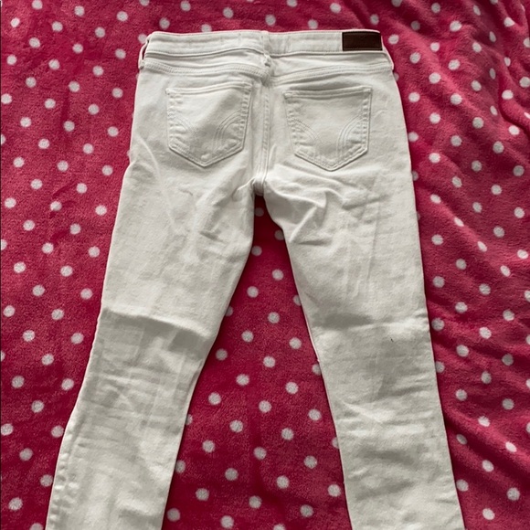 White Low Rise Jeans - Picture 3 of 6
